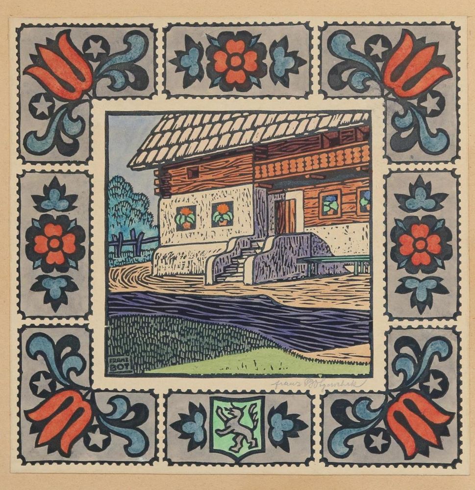 Große Abbildung Nr.3: 132-3145 Bot, Franz: (Künstlergraphik)