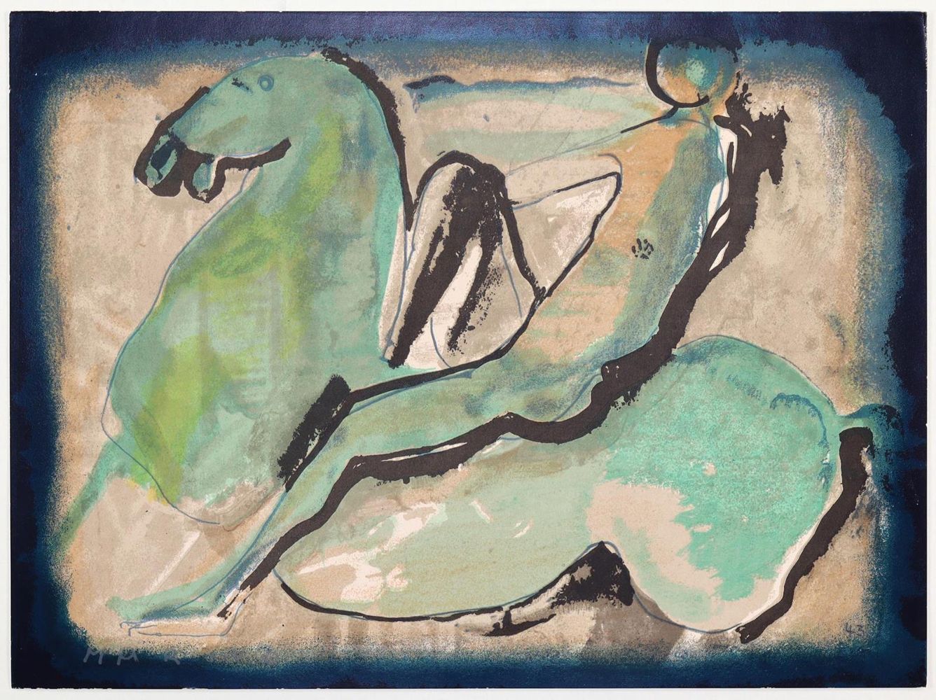 Große Abbildung Nr.4: 132-3148 Braque, Georges: (Künstlergraphik)