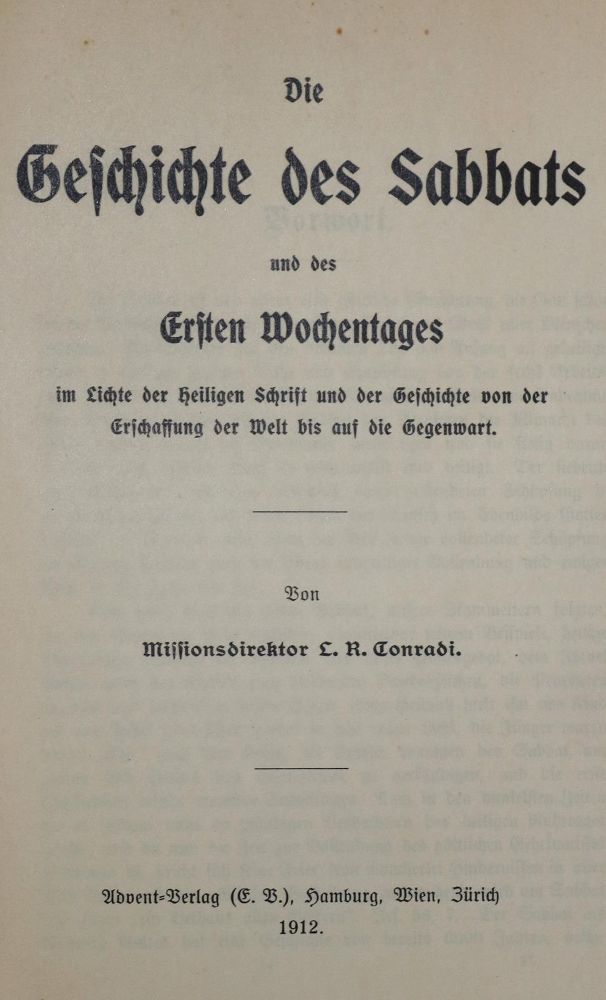 Große Abbildung Nr.1: 132-315 Conradi,L.R.: (Judaica)