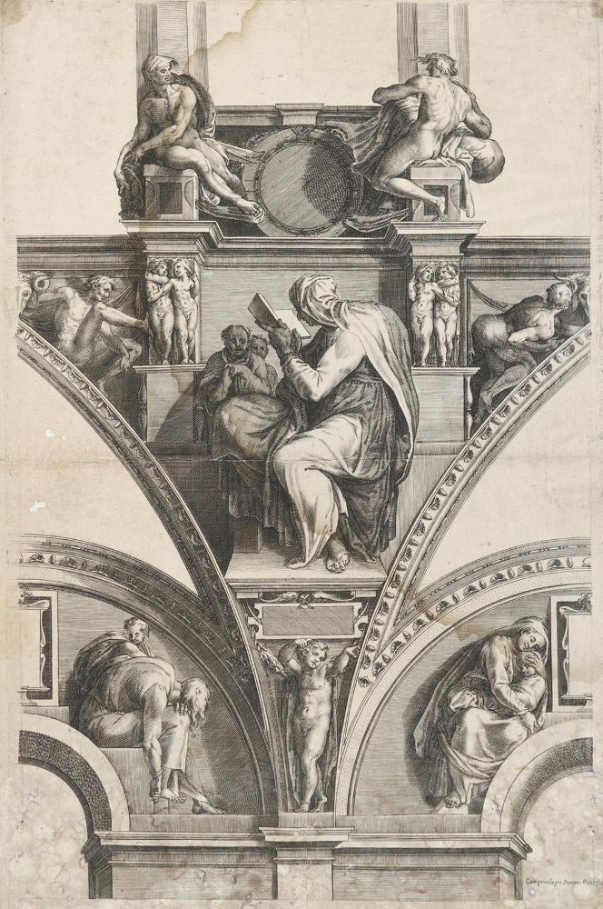 Große Abbildung Nr.1: 132-3158 Buonarotti, Michelangelo: (Künstlergraphik)