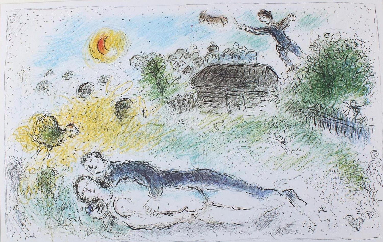 Große Abbildung Nr.1: 132-3180 Chagall, Marc: (Künstlergraphik)