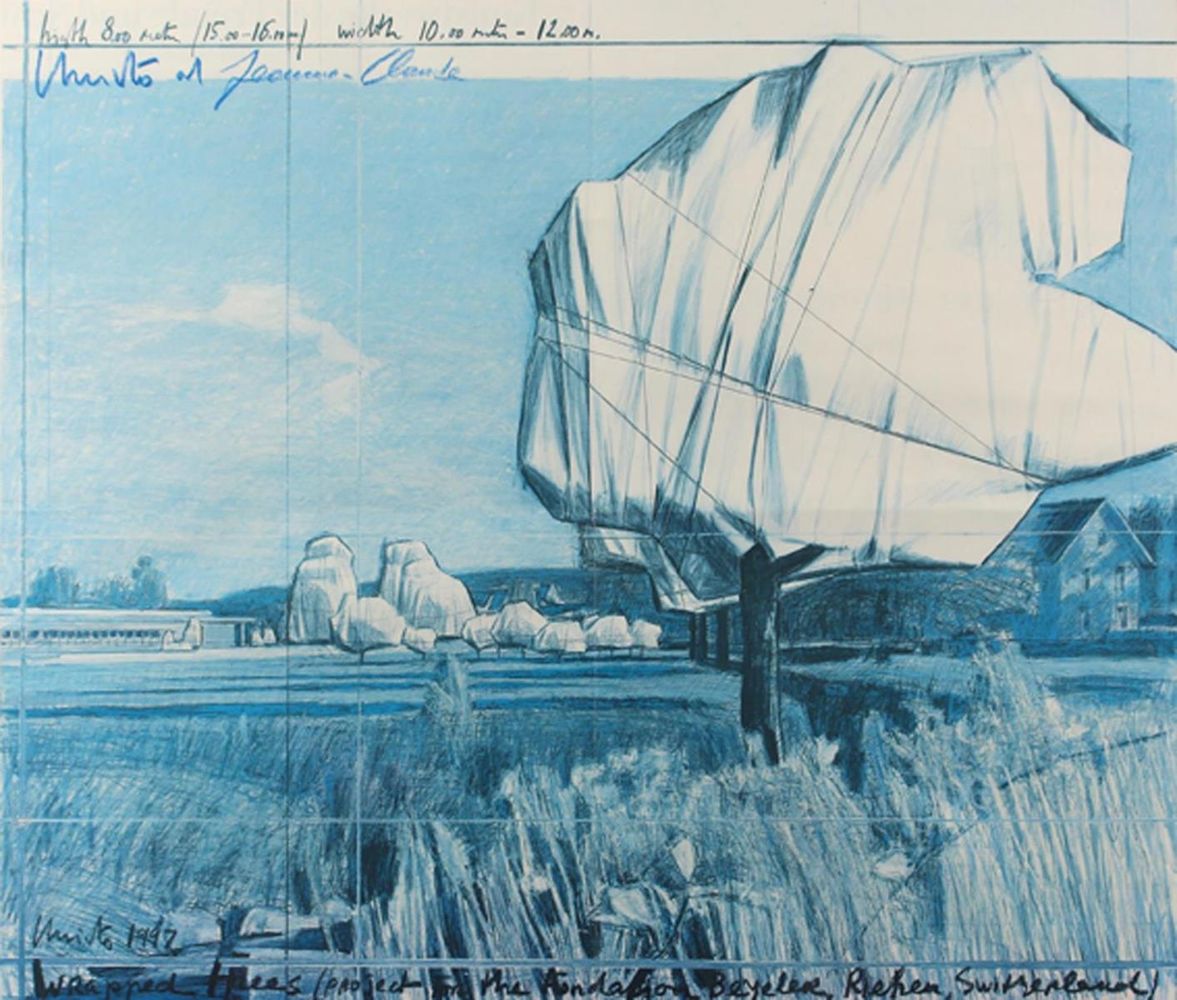 Große Abbildung Nr.1: 132-3193 Christo, d.i. Wladimirow Jawaschew, u. Jeanne-Claude: (Künstlergraphik)