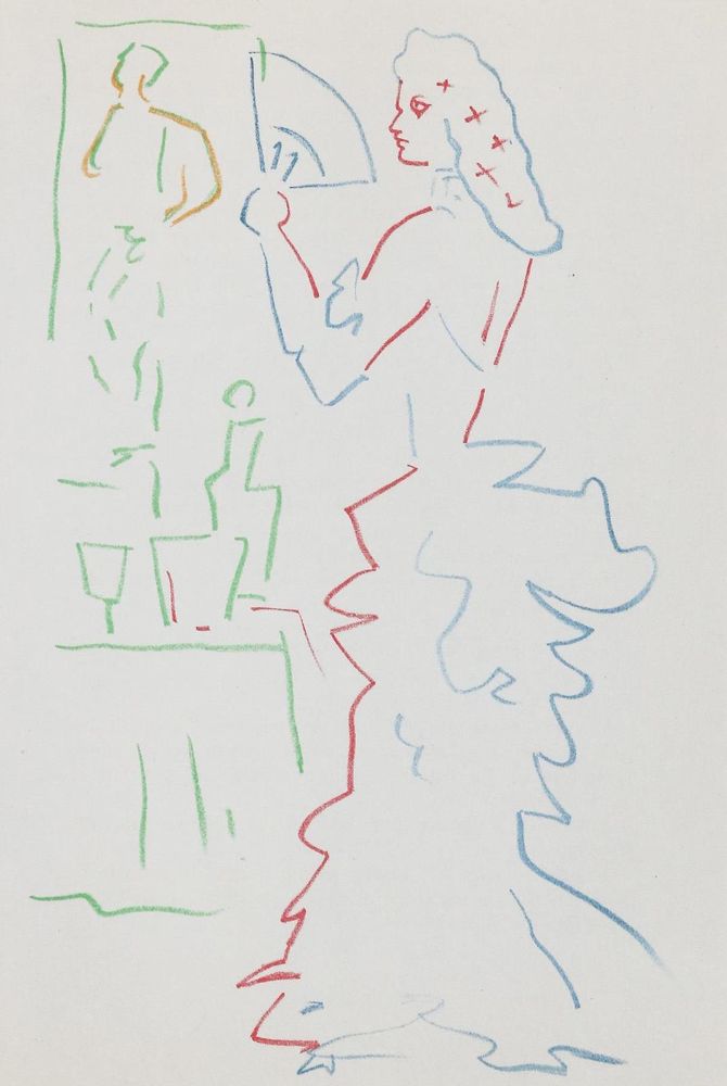 Große Abbildung Nr.1: 132-3195 Cocteau, Jean: (Künstlergraphik)