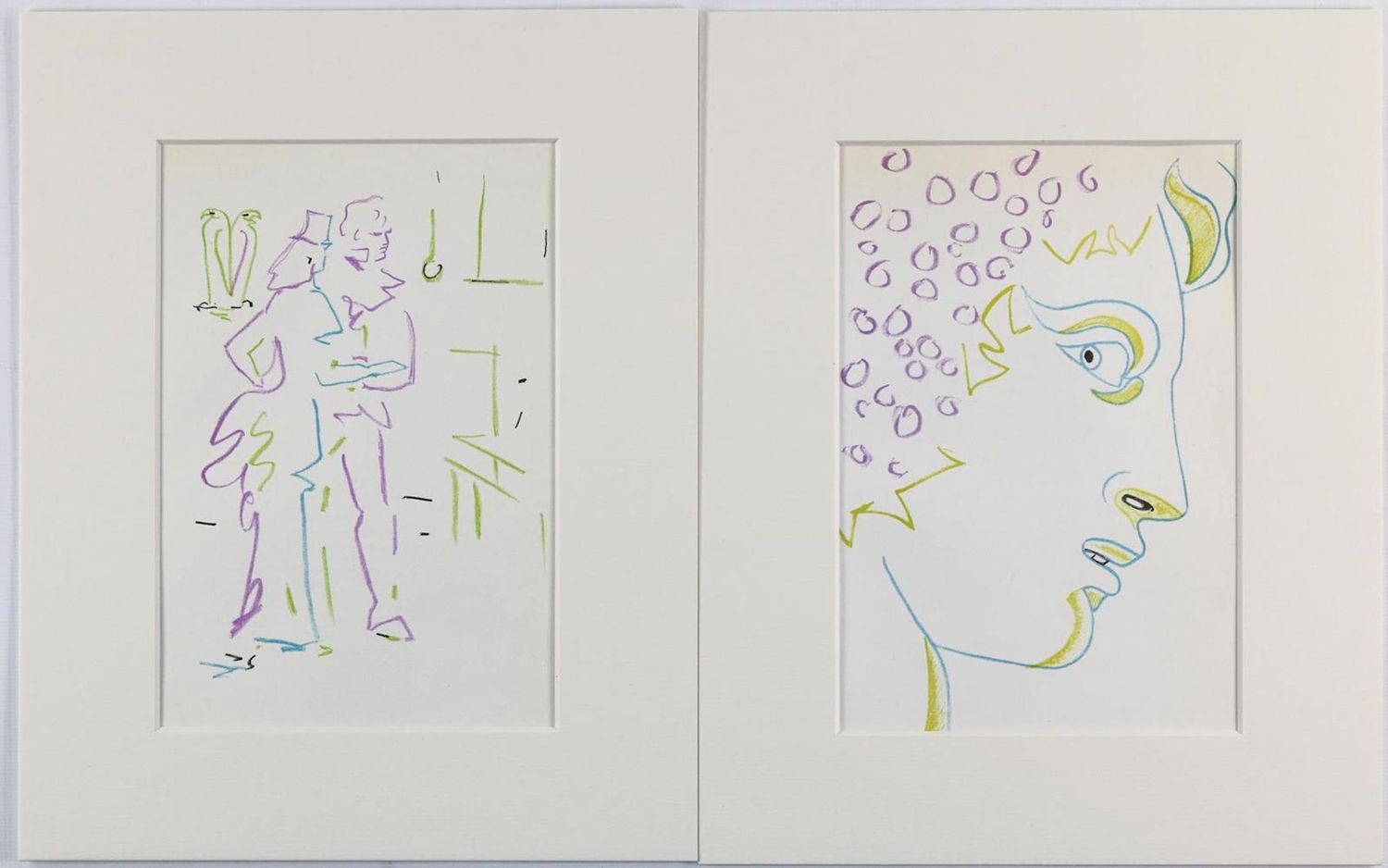 Große Abbildung Nr.2: 132-3195 Cocteau, Jean: (Künstlergraphik)