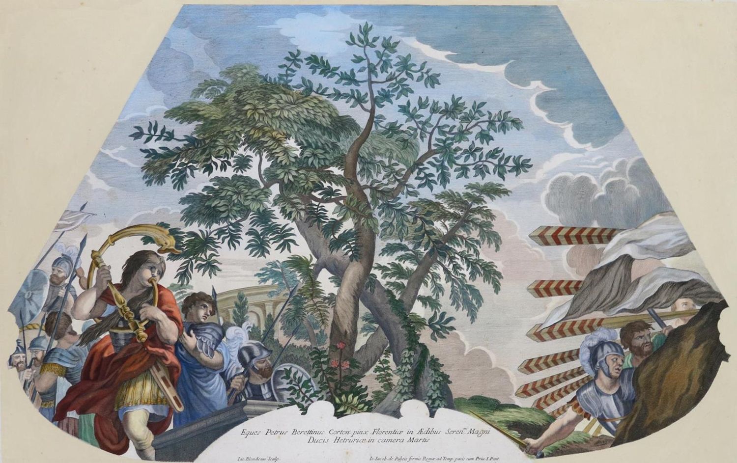 Große Abbildung Nr.2: 132-3212 Cortona, Pietro  (Berretini) da: (Künstlergraphik)