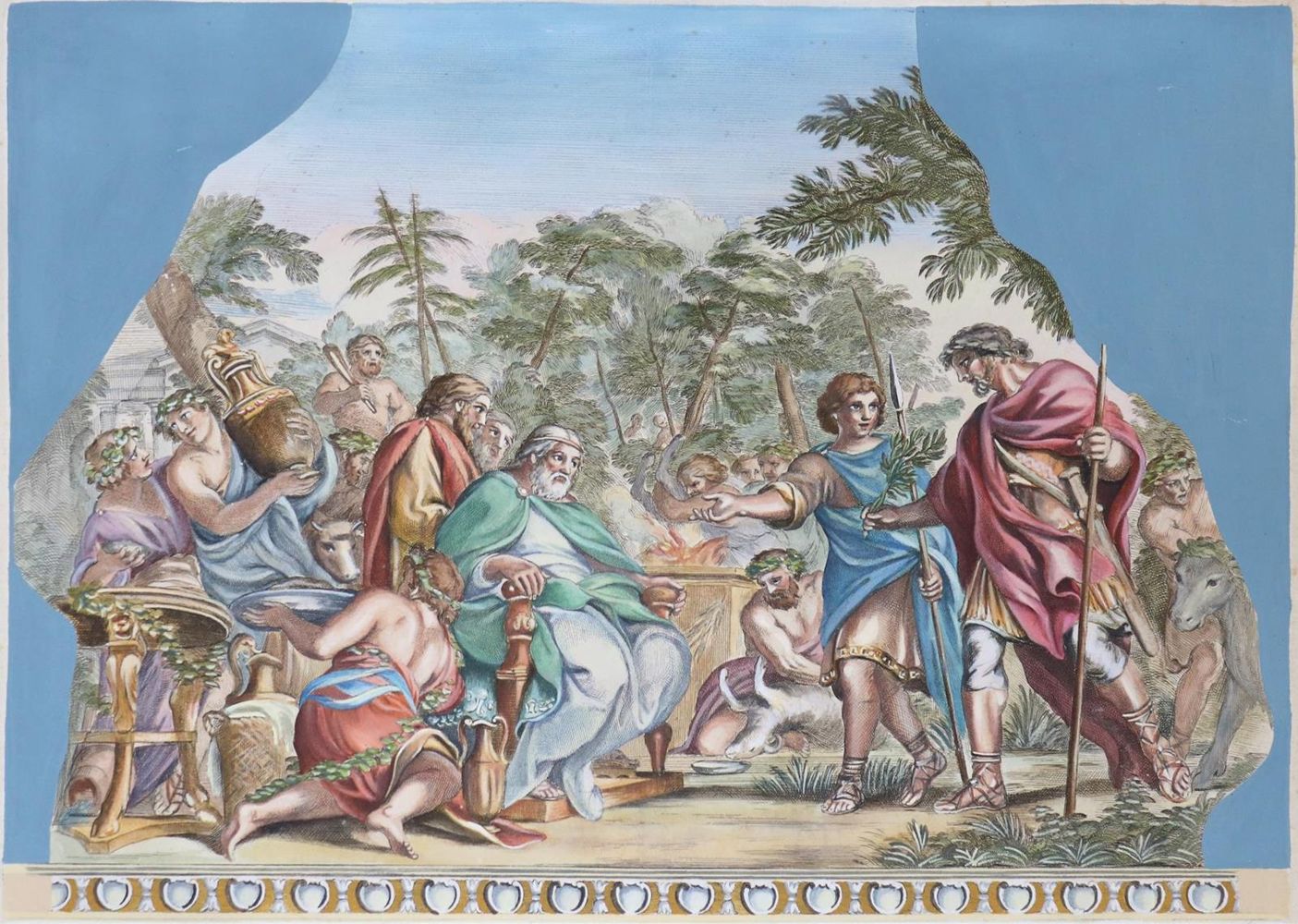Große Abbildung Nr.4: 132-3212 Cortona, Pietro  (Berretini) da: (Künstlergraphik)