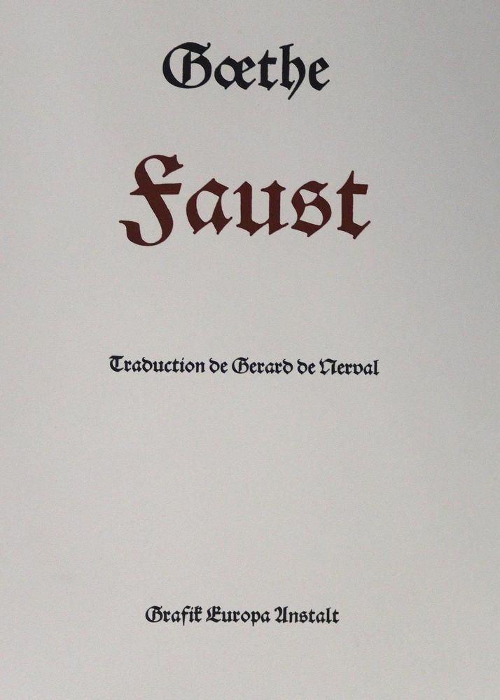 Große Abbildung Nr.2: 132-3225 Goethe,J.W.v.: (Künstlergraphik, Dali)