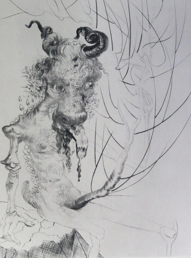 Große Abbildung Nr.3: 132-3225 Goethe,J.W.v.: (Künstlergraphik, Dali)