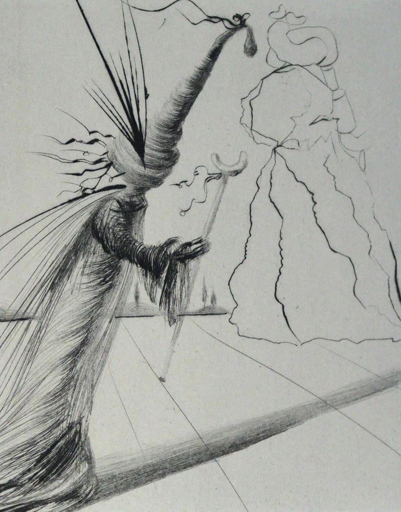Große Abbildung Nr.4: 132-3225 Goethe,J.W.v.: (Künstlergraphik, Dali)