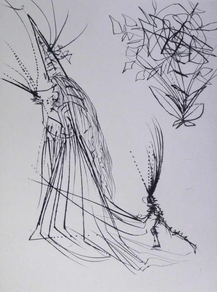 Große Abbildung Nr.7: 132-3225 Goethe,J.W.v.: (Künstlergraphik, Dali)