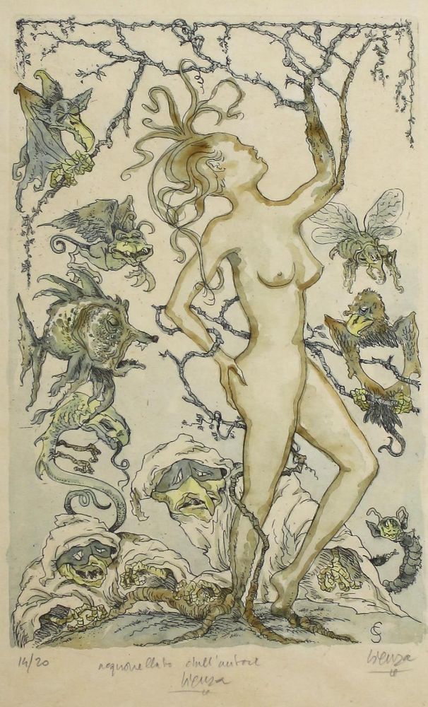 Große Abbildung Nr.2: 132-3246 Daphne.: (Künstlergraphik)