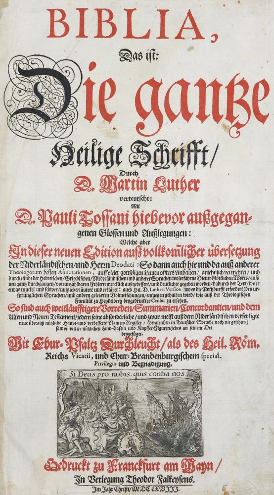 Große Abbildung Nr.1: 132-33 Biblia germanica.: (Bibeln)