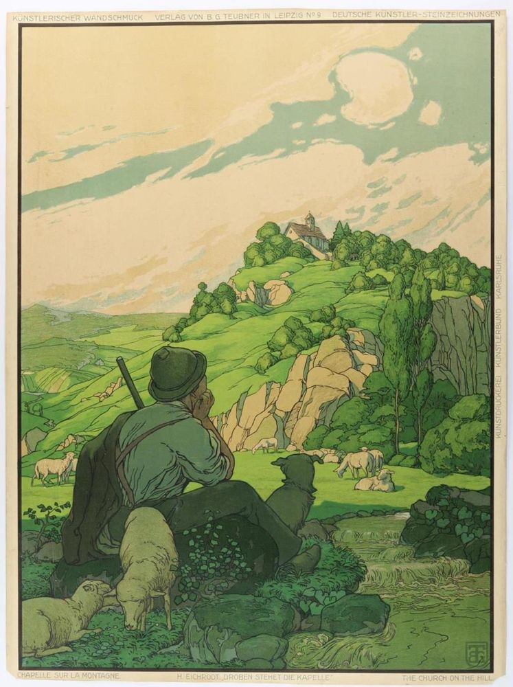 Große Abbildung Nr.1: 132-3309 Eichrodt, Hellmut: (Künstlergraphik)
