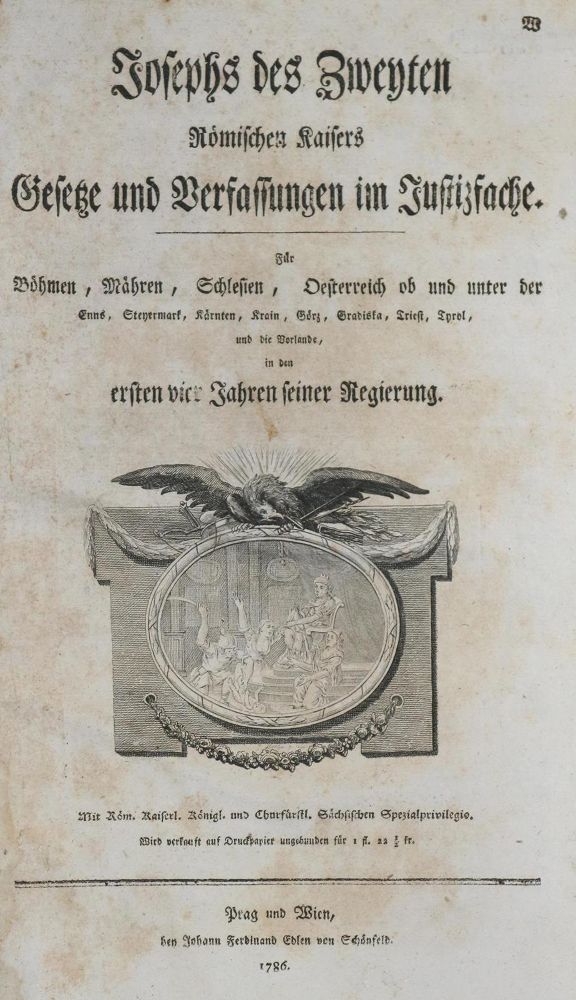 Große Abbildung Nr.1: 132-333 Leopold II.: (Juridica und Kriminologie)