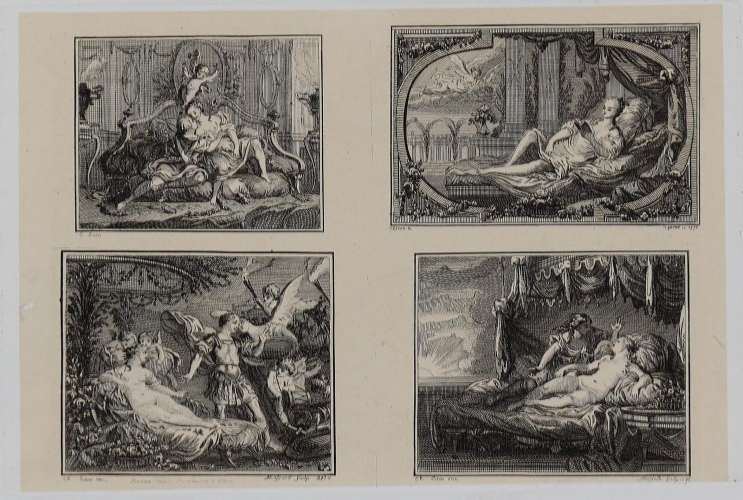 Große Abbildung Nr.7: 132-3346 Sammlung: (Künstlergraphik, Erotika - Galantes)