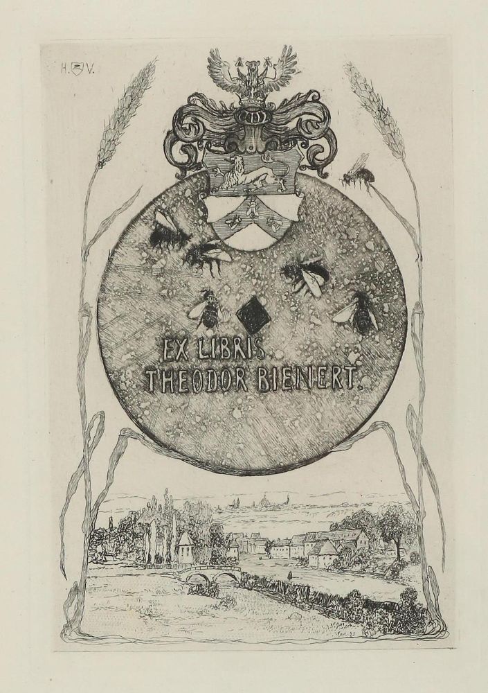Große Abbildung Nr.1: 132-3350 Vogeler, Heinrich: (Künstlergraphik, Exlibris)