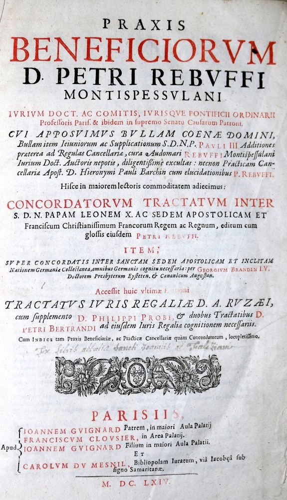 Große Abbildung Nr.1: 132-337 Rebuffi,P.: (Juridica und Kriminologie)