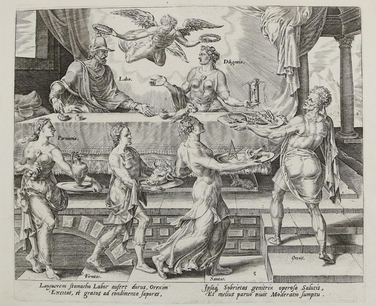 Große Abbildung Nr.2: 132-3393 Galle, Philipp: (Künstlergraphik)