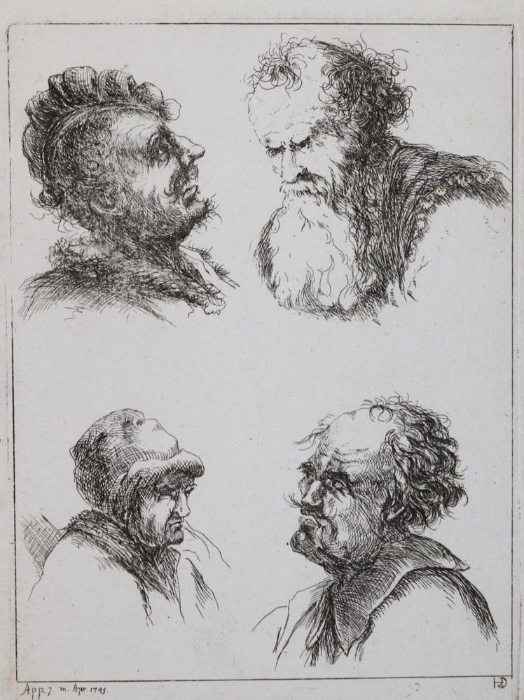 Große Abbildung Nr.5: 132-3429 Hagedorn, Christian Ludwig von: (Künstlergraphik)