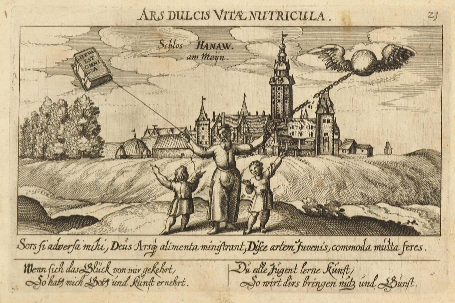Große Abbildung Nr.1: 132-3432 Hanau.: (Künstlergraphik)