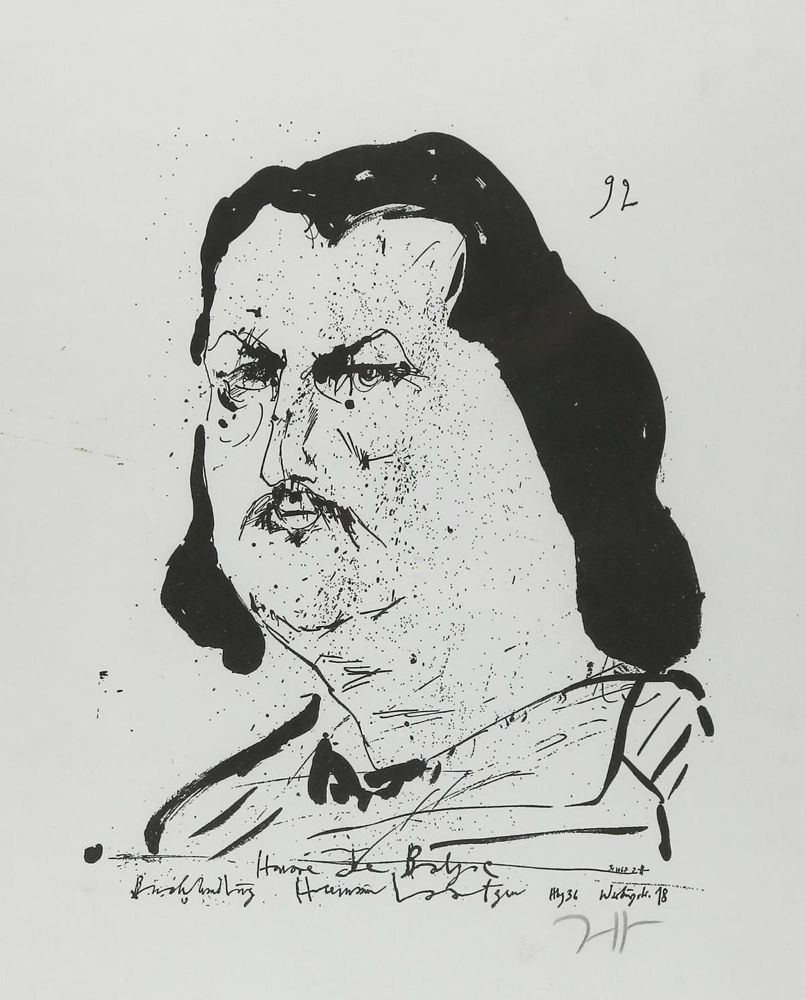 Große Abbildung Nr.2: 132-3521 Janssen, Horst: (Künstlergraphik)