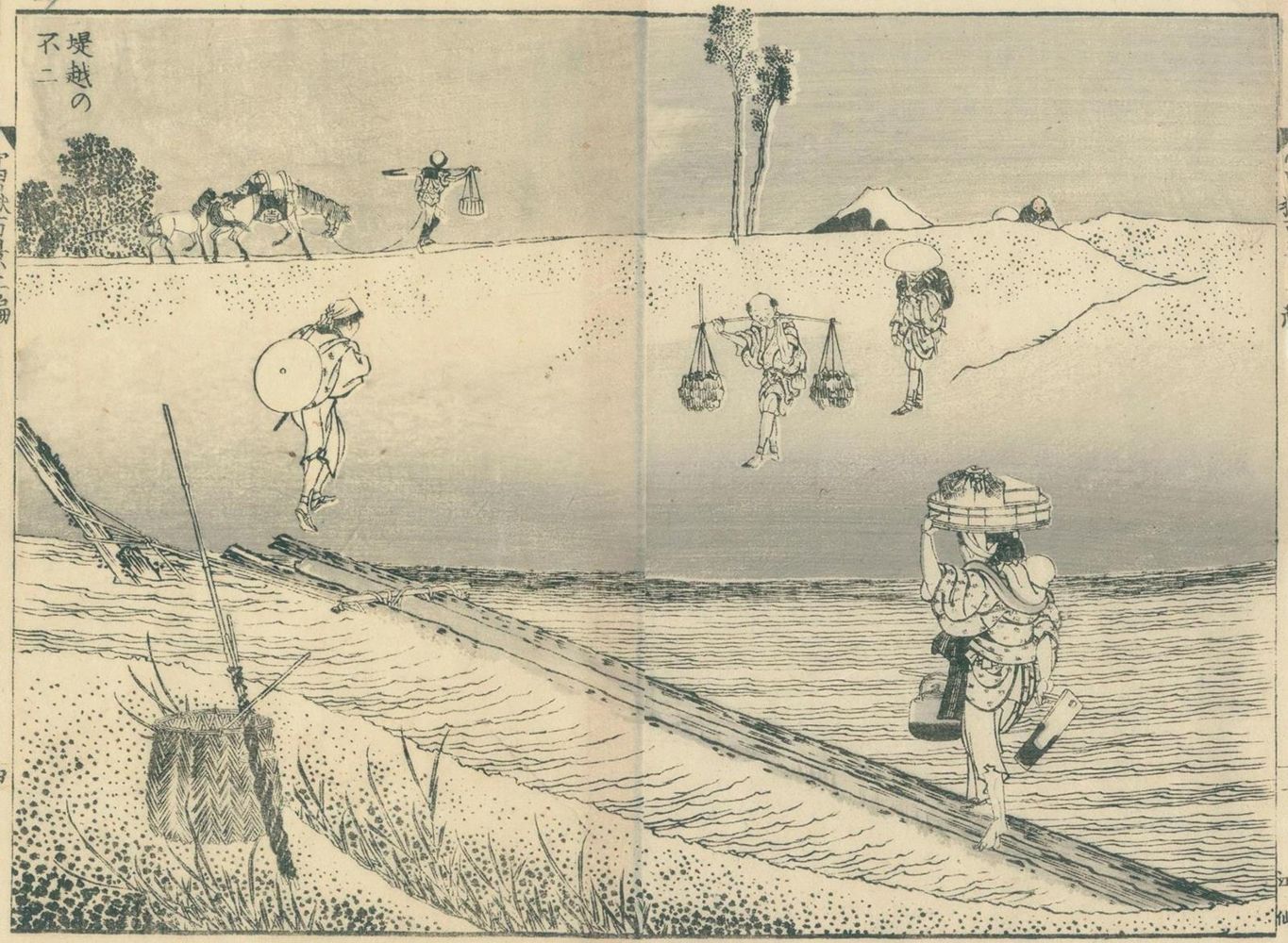 Große Abbildung Nr.1: 132-3533 Hokusai, Katsushika: (Künstlergraphik, Japan)