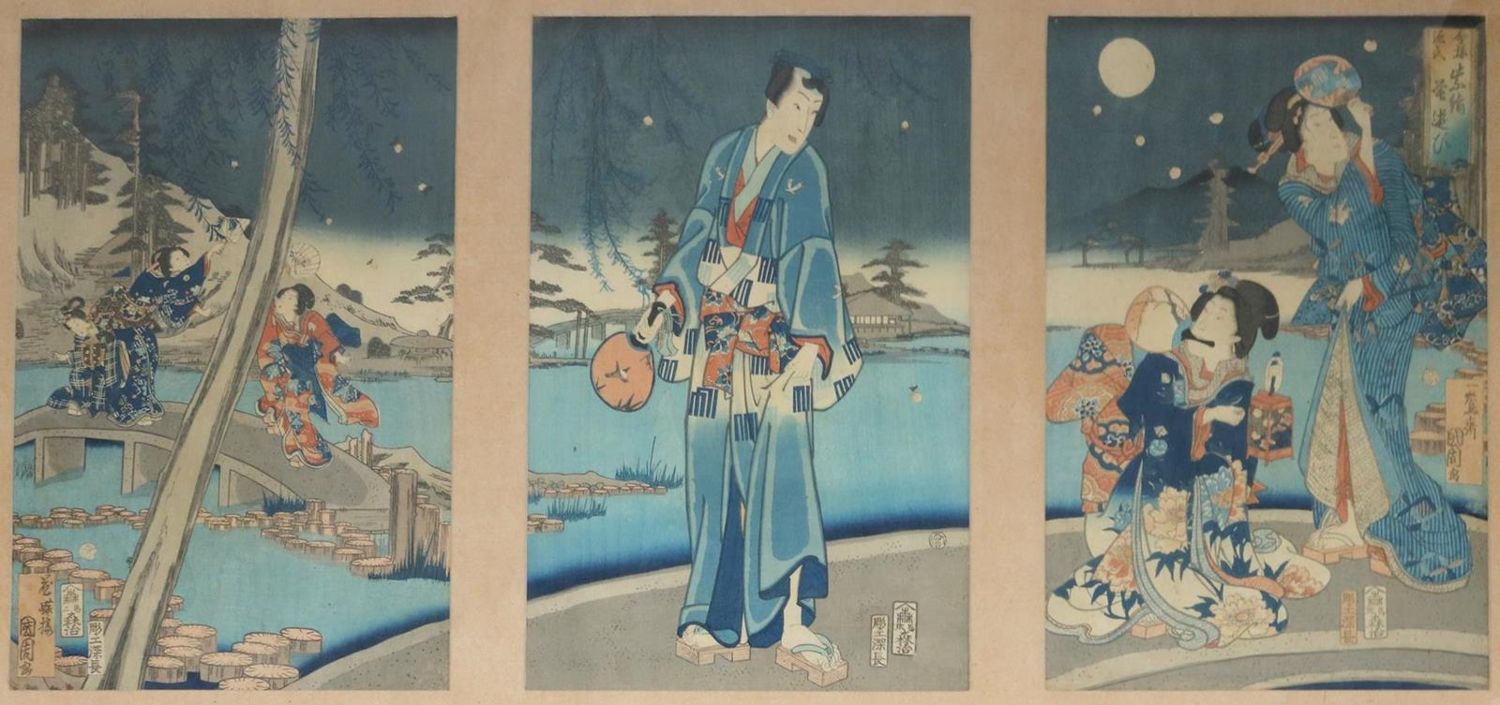 Große Abbildung Nr.1: 132-3539 Kunichika, Toyohara: (Künstlergraphik, Japan)