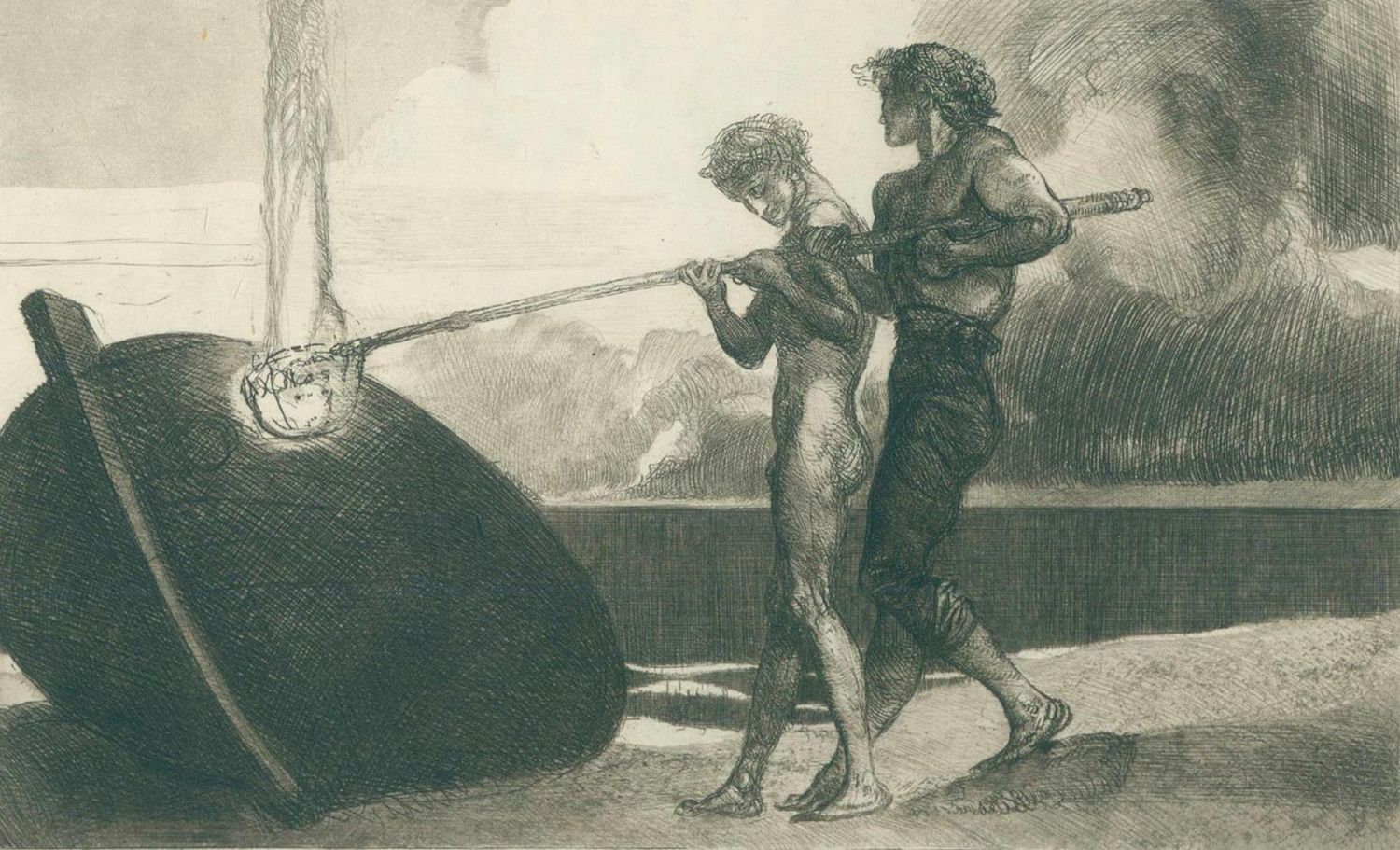 Große Abbildung Nr.2: 132-3563 Jettmar, Rudolf: (Künstlergraphik)