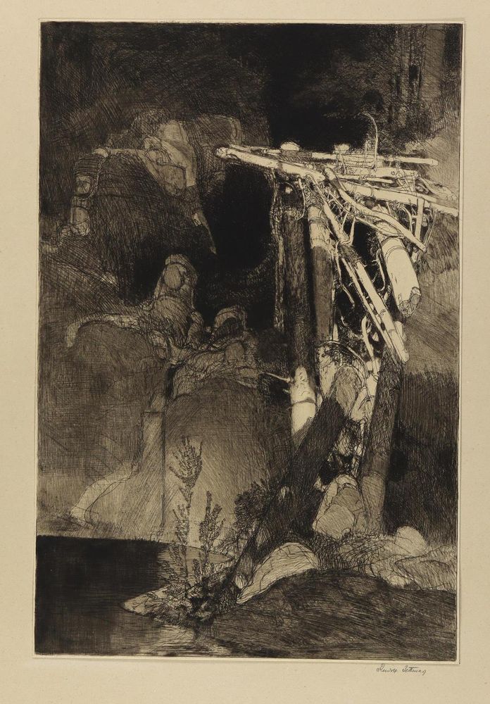 Große Abbildung Nr.1: 132-3565 Jettmar, Rudolf: (Künstlergraphik)
