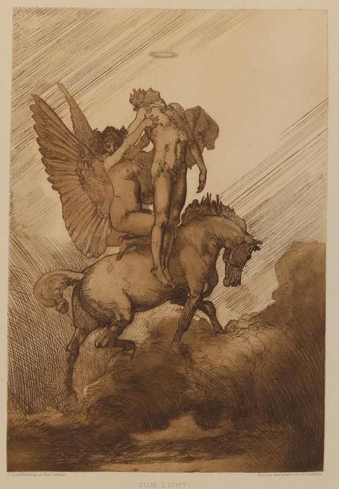 Große Abbildung Nr.1: 132-3566 Jettmar, Rudolf: (Künstlergraphik)