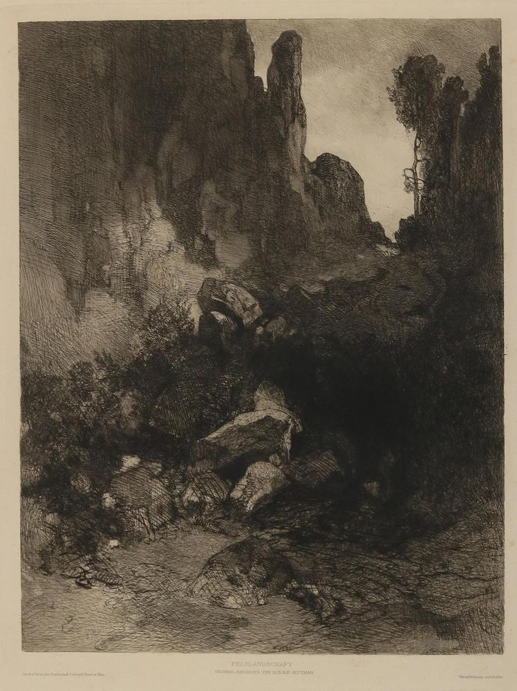 Große Abbildung Nr.3: 132-3566 Jettmar, Rudolf: (Künstlergraphik)