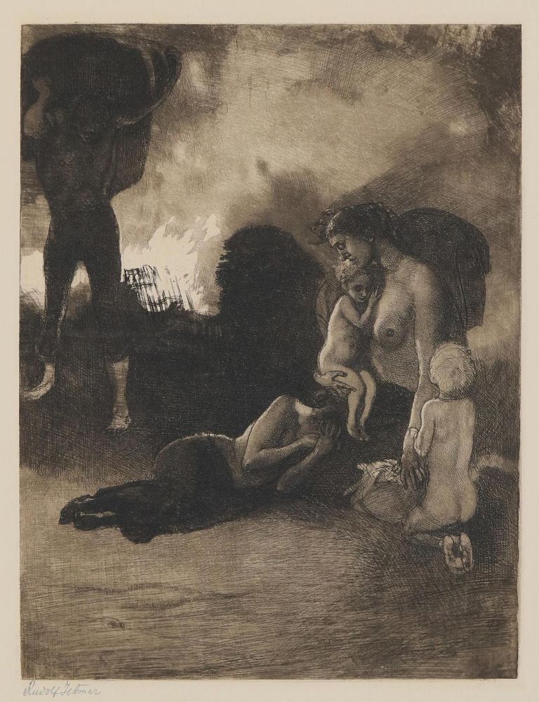 Große Abbildung Nr.1: 132-3574 Jettmar, Rudolf: (Künstlergraphik)