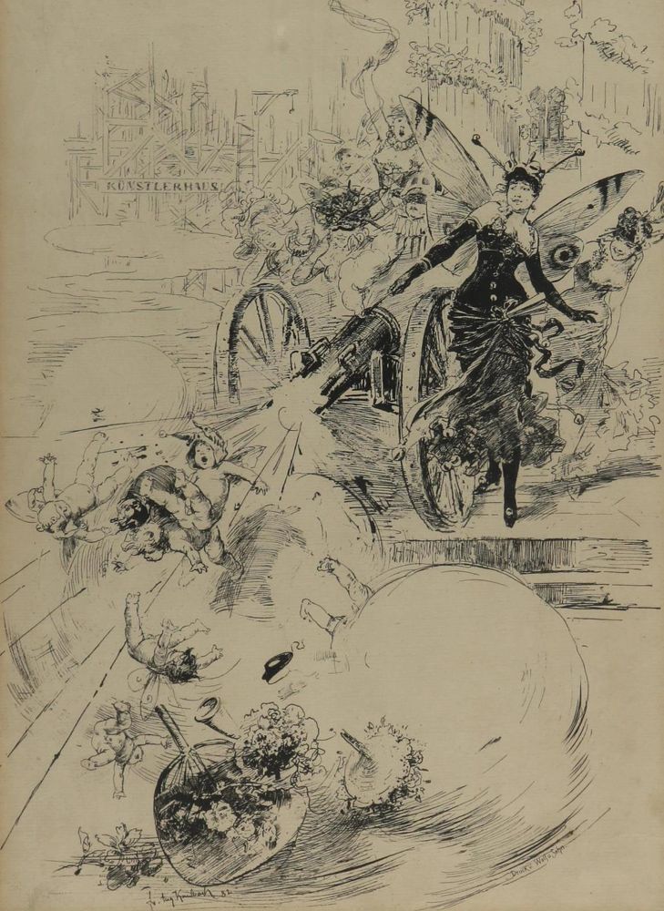 Große Abbildung Nr.1: 132-3590 Kaulbach, Friedrich August von: (Künstlergraphik)