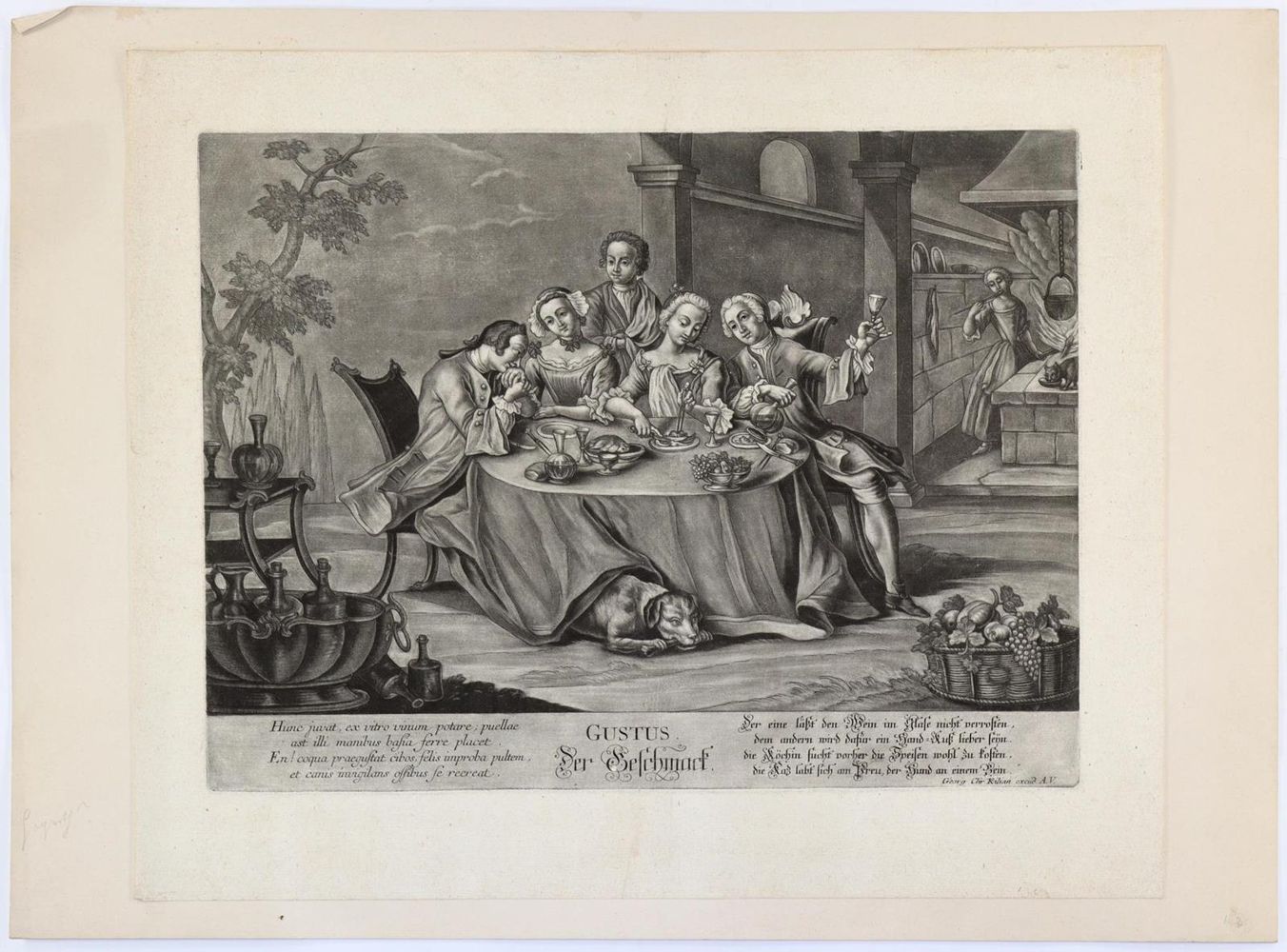 Große Abbildung Nr.2: 132-3594 Kilian, Georg Christoph: (Künstlergraphik)