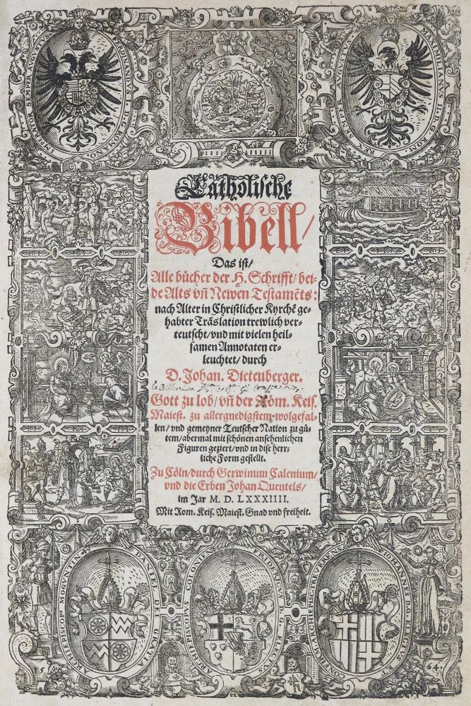 Große Abbildung Nr.1: 132-36 Biblia germanica.: (Bibeln)
