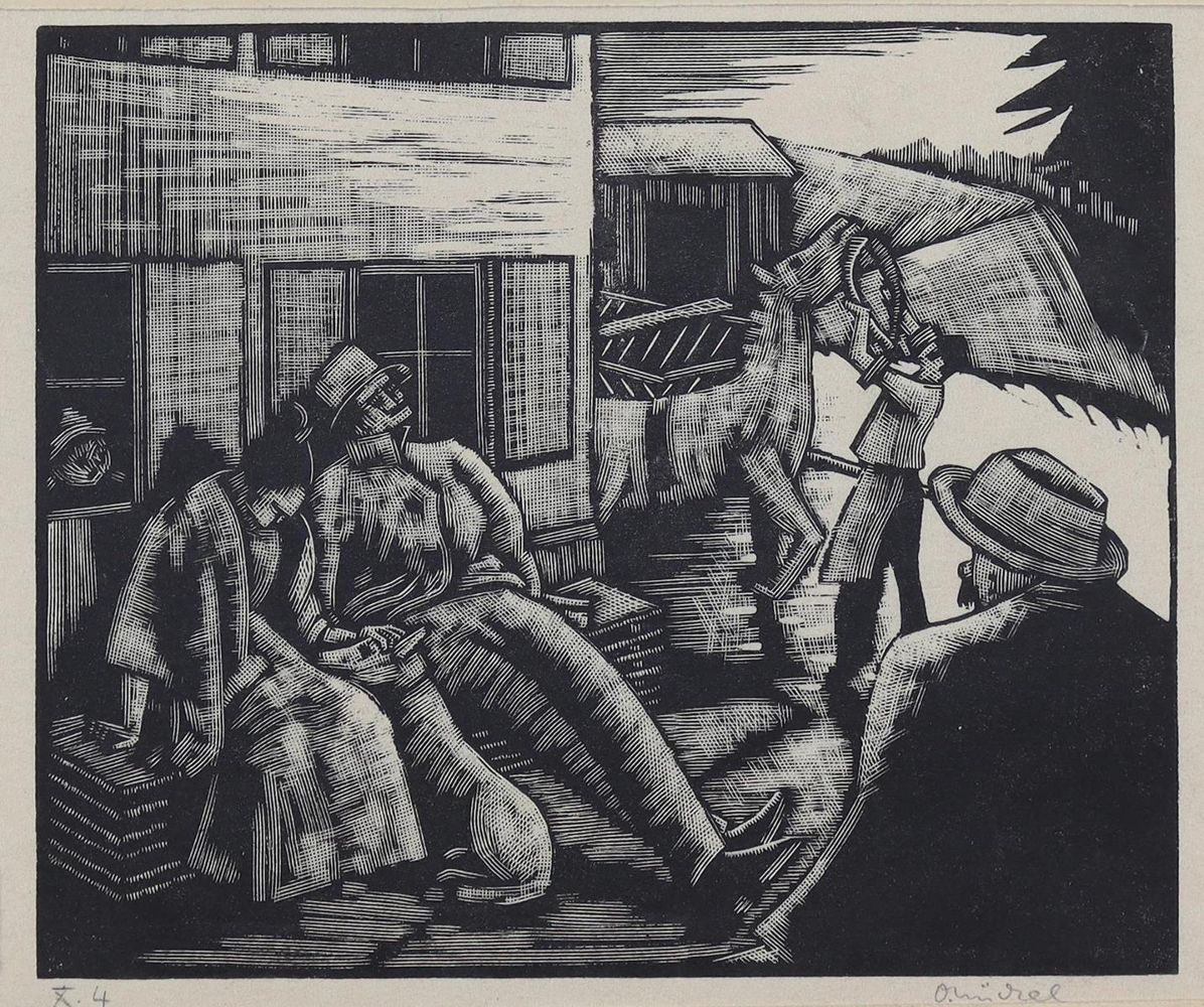 Große Abbildung Nr.3: 132-3634 Konvolut: (Künstlergraphik)