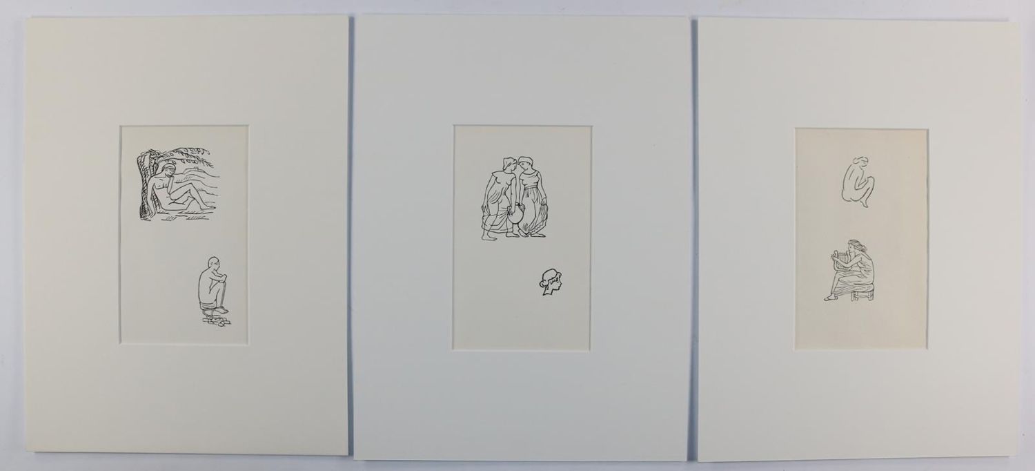 Große Abbildung Nr.5: 132-3642 Konvolut: (Künstlergraphik)