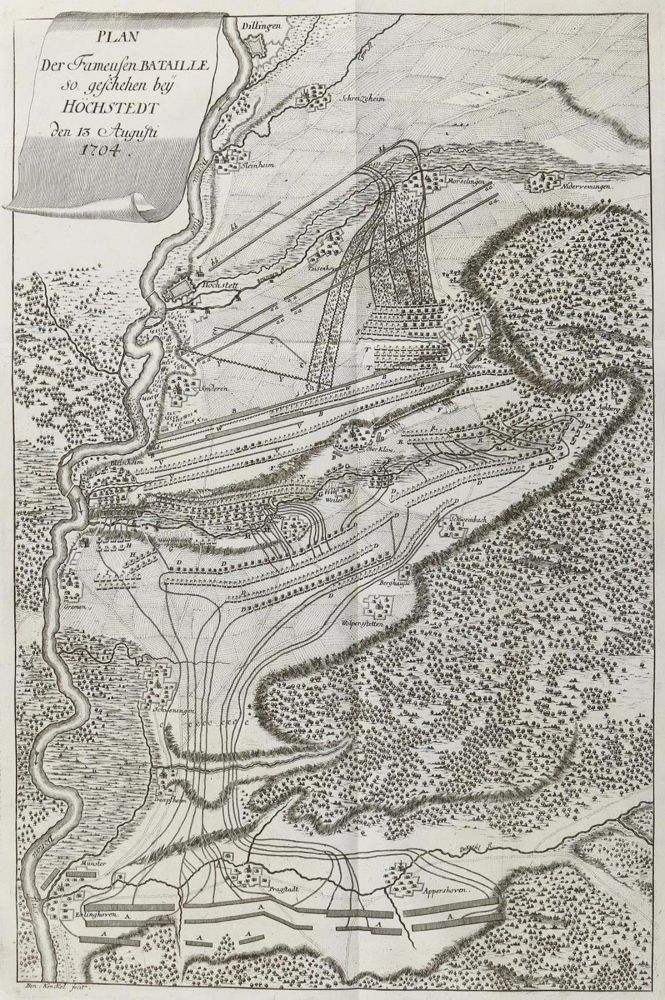 Große Abbildung Nr.1: 132-368 Höchstädt an der Donau u. Schellenberg bei Donauwörth.: (Militaria)
