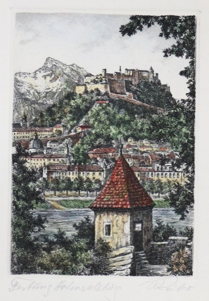 Große Abbildung Nr.7: 132-3692 Konvolut: (Künstlergraphik)