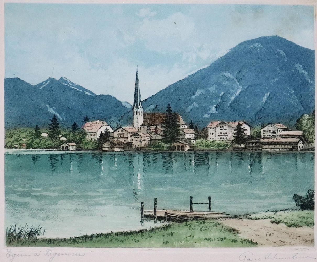 Große Abbildung Nr.1: 132-3693 Konvolut: (Künstlergraphik)