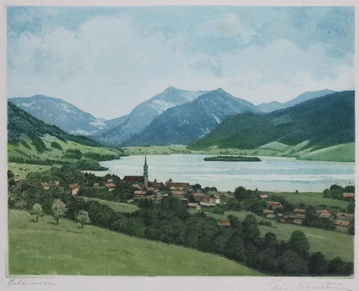 Große Abbildung Nr.2: 132-3693 Konvolut: (Künstlergraphik)