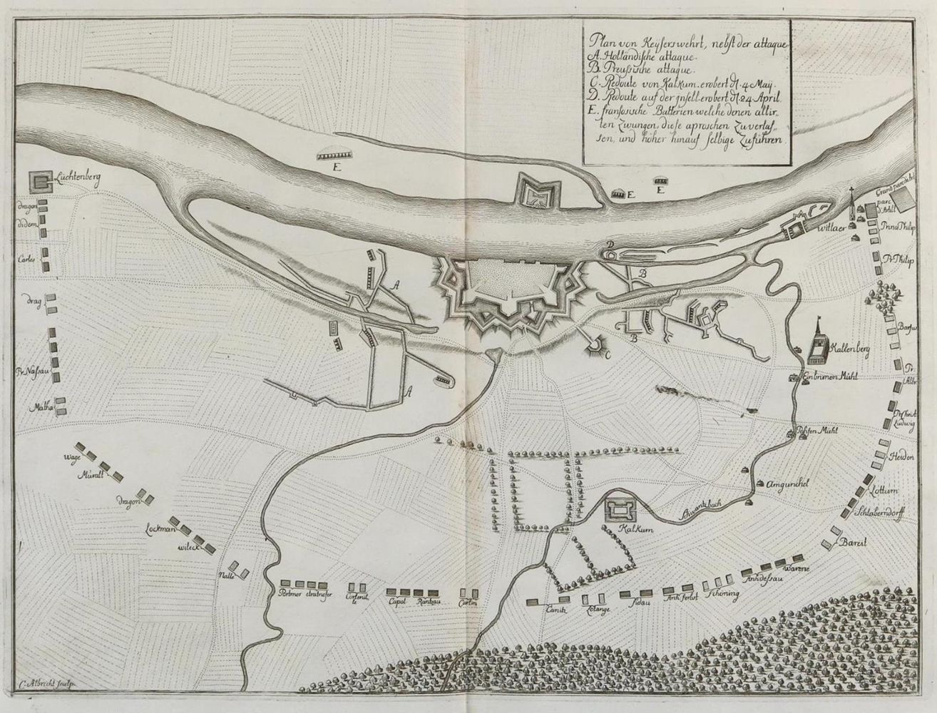 Große Abbildung Nr.1: 132-370 Kaiserswerth.: (Militaria)