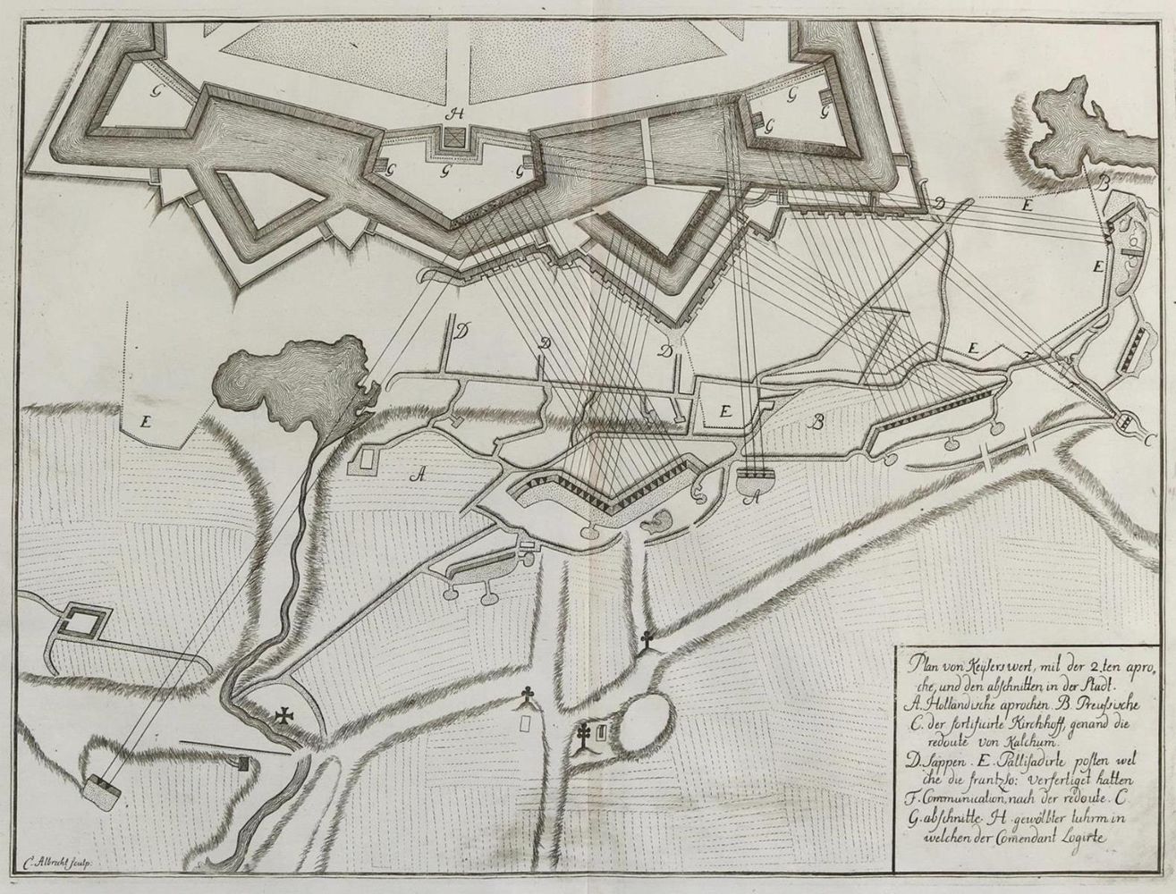 Große Abbildung Nr.2: 132-370 Kaiserswerth.: (Militaria)