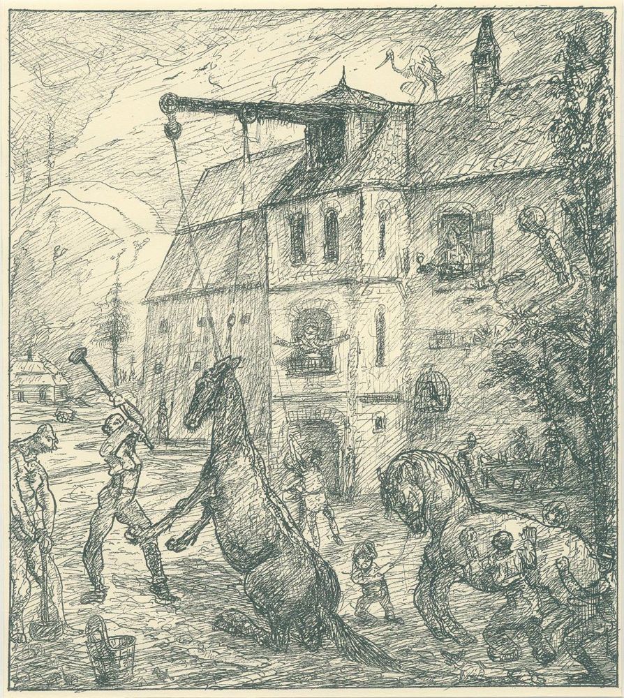 Große Abbildung Nr.3: 132-3703 Kubin, Alfred: (Künstlergraphik)