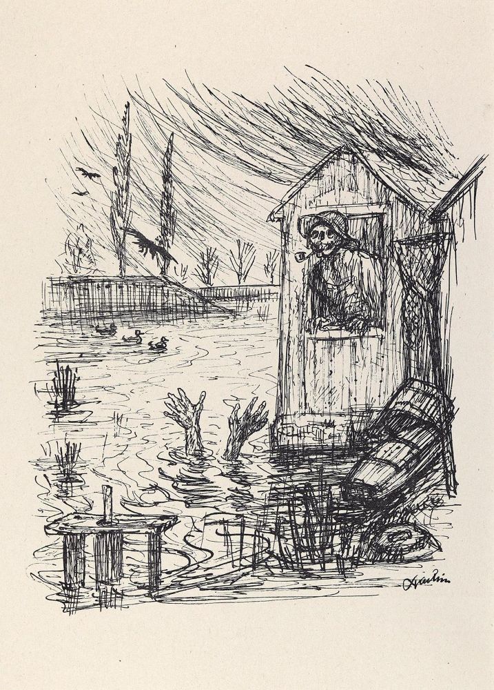 Große Abbildung Nr.2: 132-3704 Kubin, Alfred: (Künstlergraphik)