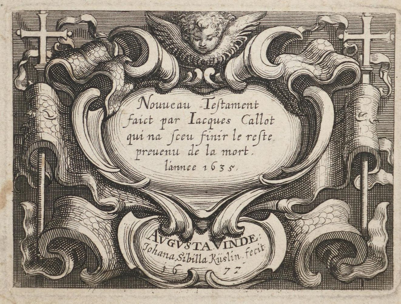 Große Abbildung Nr.3: 132-3708 Küsel, Johanna Sibylla: (Künstlergraphik)