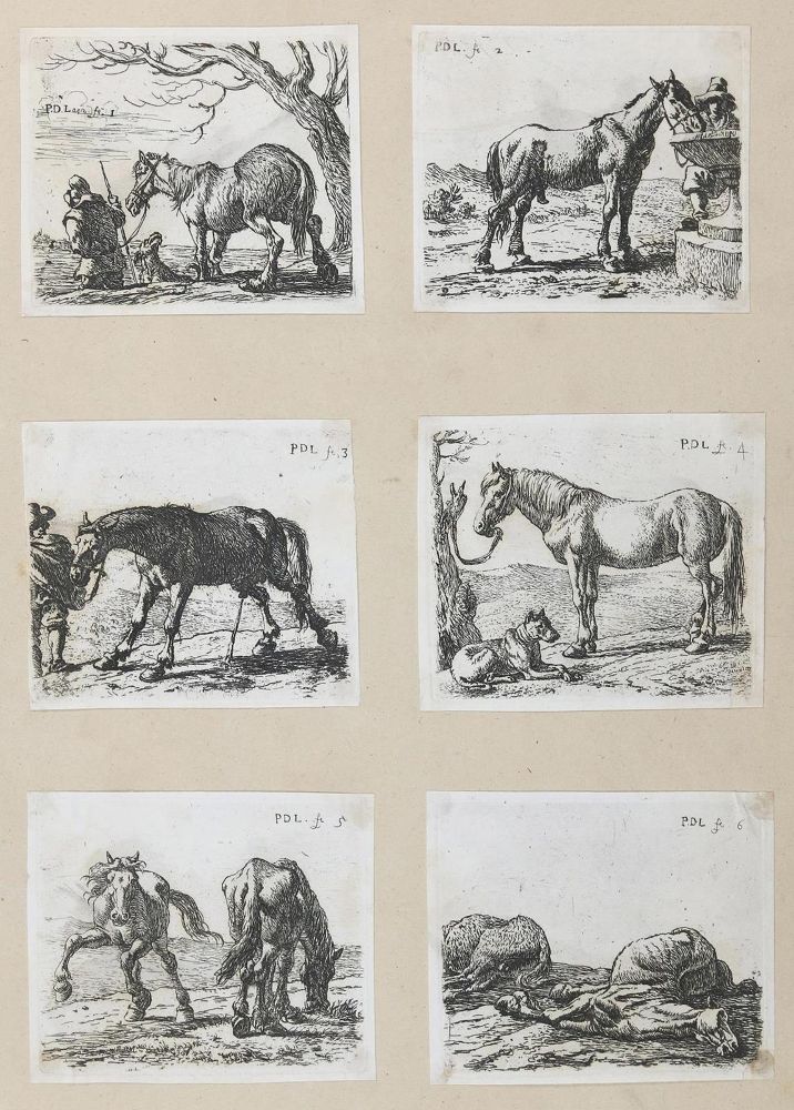 Große Abbildung Nr.2: 132-3715 Laer, Pieter Jacobsz van: (Künstlergraphik)