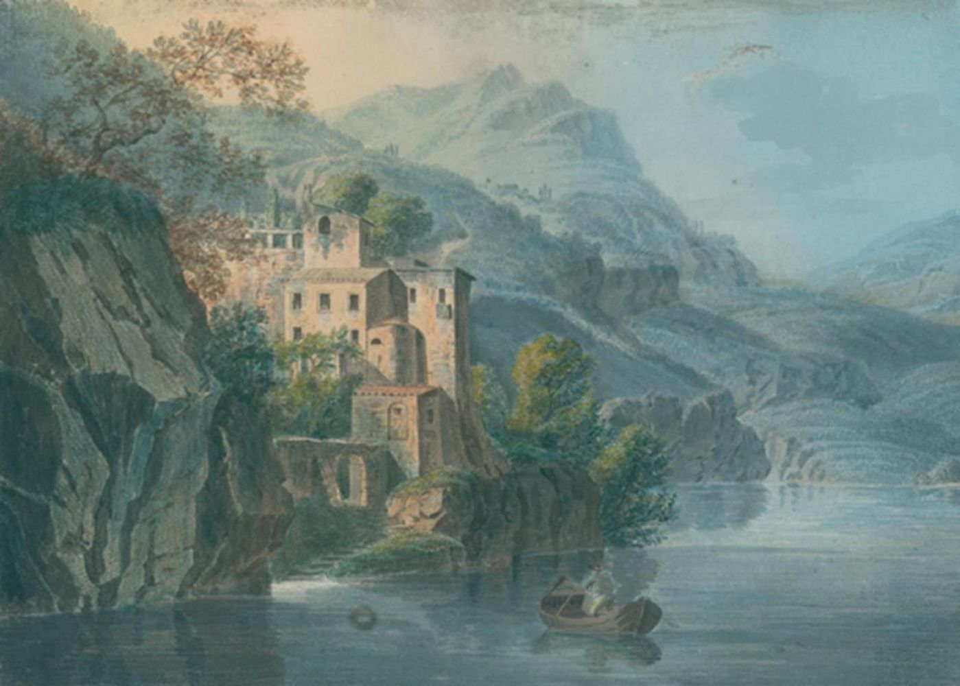 Große Abbildung Nr.3: 132-3725 Konvolut: (Künstlergraphik, Landschaften)