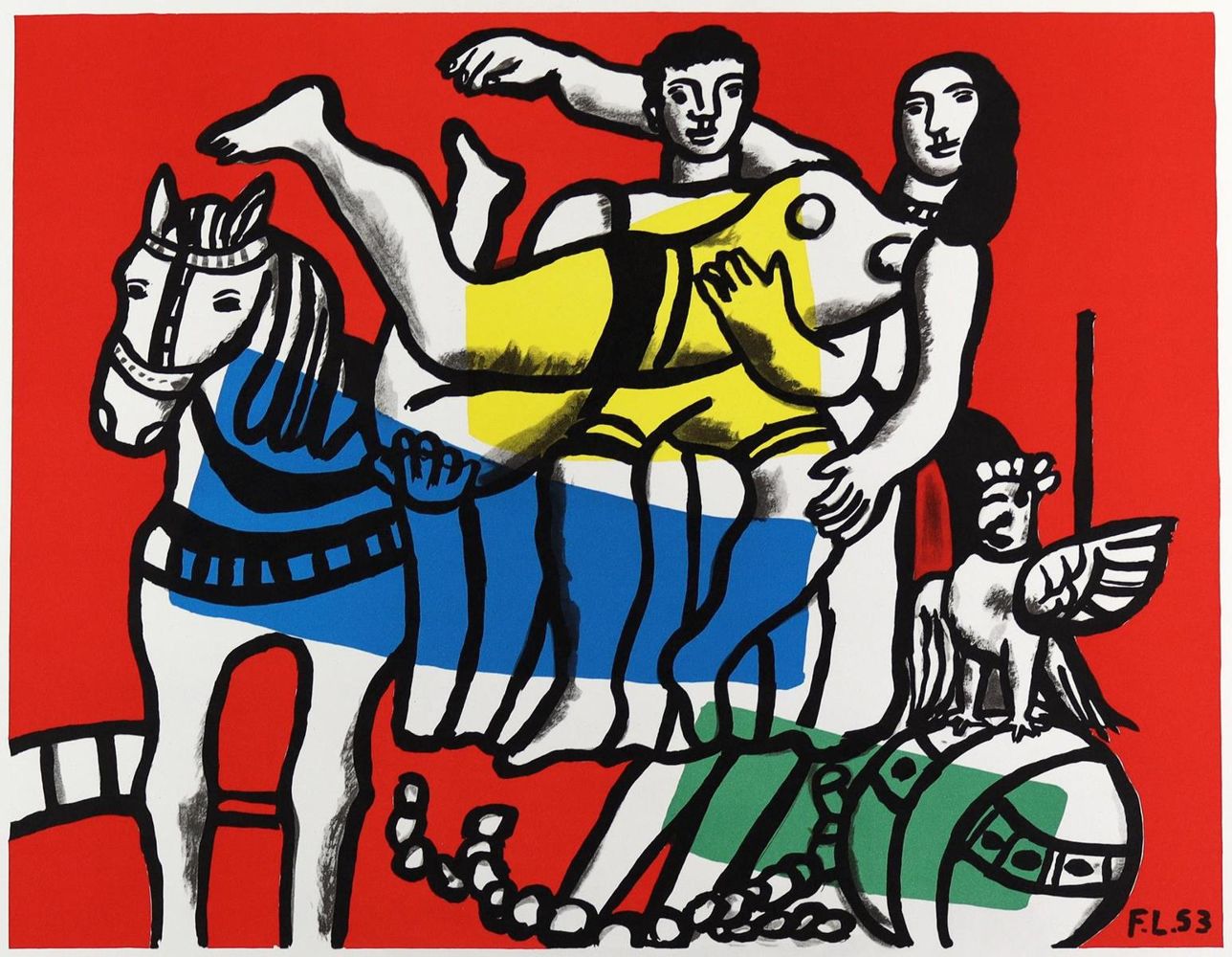 Große Abbildung Nr.1: 132-3734 Léger, Fernand: (Künstlergraphik)