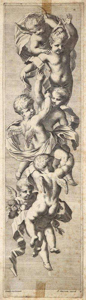Große Abbildung Nr.1: 132-3783 Mariette, Pierre Jean: (Künstlergraphik)